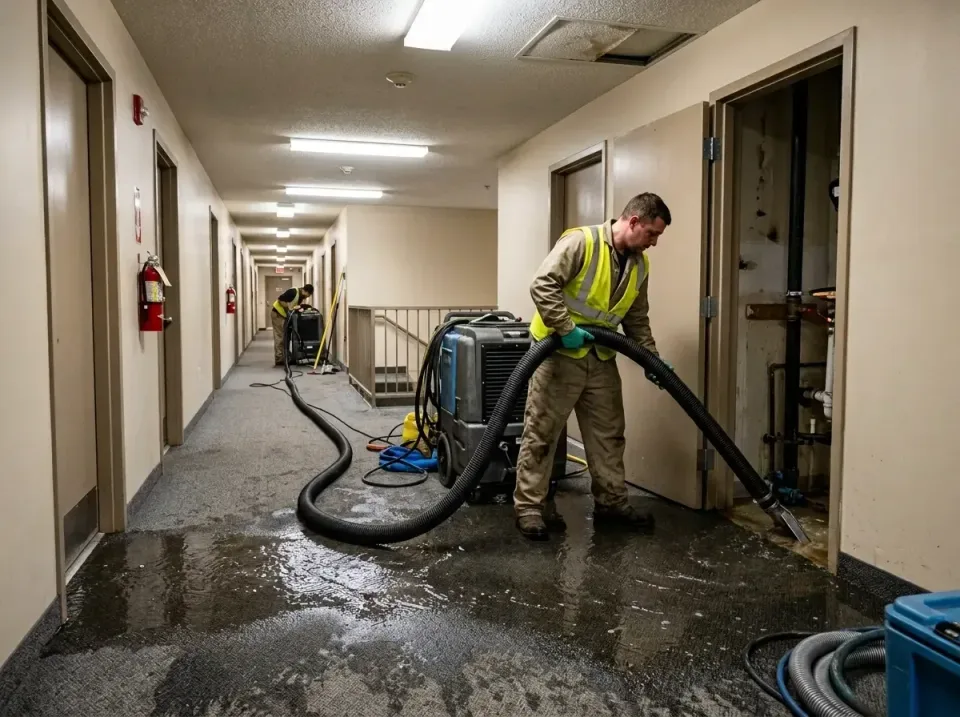 multi-unit-apartment-hallway-f-005 — frequently asked questions, Emergency Burst Pipe Water Extraction & Removal in Lake Lan…